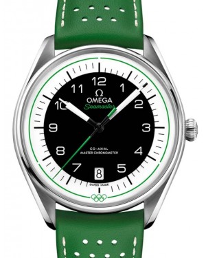 Omega Seamaster Olympic Official Timekeeper 39.5mm Steel Green Strap 522.32.40.20.01.005