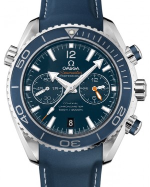 Omega Seamaster Planet Ocean 600M Co-Axial Chronometer Chronograph 45.5mm Titanium Ceramic Bezel Blue Dial Rubber Strap 232.92.46.51.03.001 - BRAND NEW
