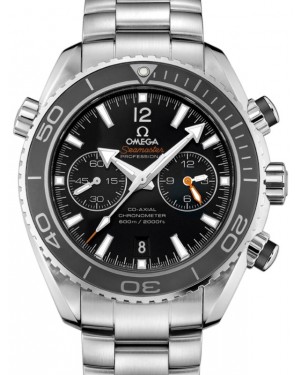 Omega Seamaster Planet Ocean 600M Co-Axial Chronometer  Chronograph Stainless Steel Black Dial Steel Bracelet 232.30.46.51.01.001 - BRAND NEW 