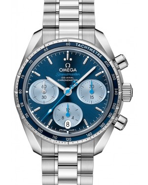 Omega Speedmaster 38 Orbis Edition Chronograph Stainless Steel Blue Dial 324.30.38.50.03.002 - BRAND NEW