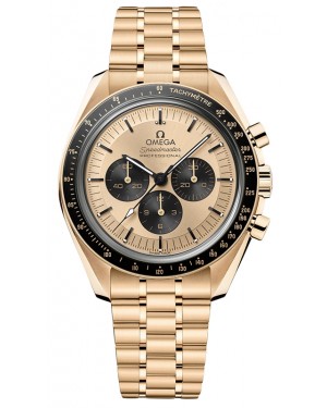 Omega Speedmaster Moonwatch Professional Chronograph 42mm Moonshine Gold Yellow Dial 310.60.42.50.99.002