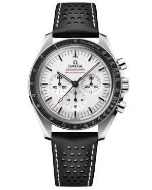 Omega Speedmaster Moonwatch Professional Chronograph Steel White Dial Leather Strap 310.32.42.50.04.002