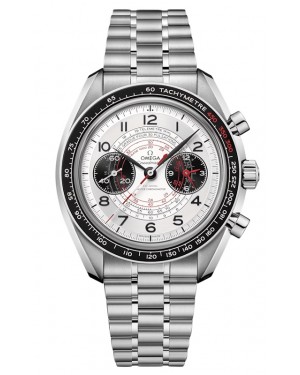 Omega Speedmaster Two Counters Chronoscope Chronograph 43mm Steel Silver Dial 329.30.43.51.02.002