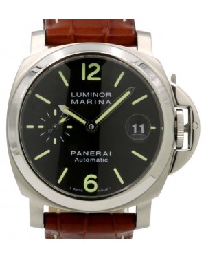 Panerai PAM 48 Luminor Marina 40mm Stainless Steel Leather - PRE-OWNED