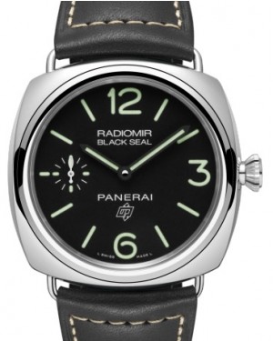 Panerai Radiomir Black Seal Logo Steel 45mm Black Dial PAM00754