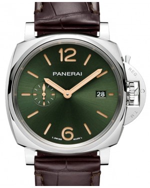 Panerai Luminor Due Platinumtech 42mm Green Dial PAM01329 - BRAND NEW