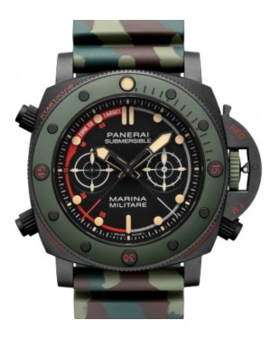 Panerai Submersible Forze Speciali Experience Titanium 47mm Black Dial Rubber Strap PAM01238 - BRAND NEW