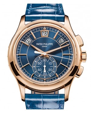 Patek Philippe Complications Flyback Chronograph Annual Calendar Rose Gold Blue Dial 5905R-010 - BRAND NEW