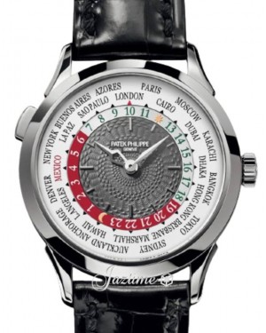 Patek Philippe Complications World Time White Gold “Mexico Edition" Grey Dial 5230G-022