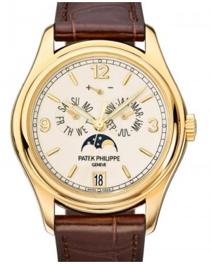 Patek Philippe Complications Annual Calendar Moon Phases Date Yellow Gold Cream Dial 5146J-001 - BRAND NEW