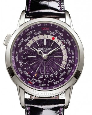 Patek Philippe Complications World Time White Gold “Tokyo Edition" Purple Dial 5330G-010