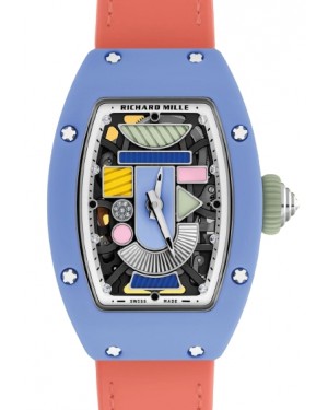 Richard Mille Automatic Winding Coloured Ceramic Powder Blue RM 07-01 - BRAND NEW