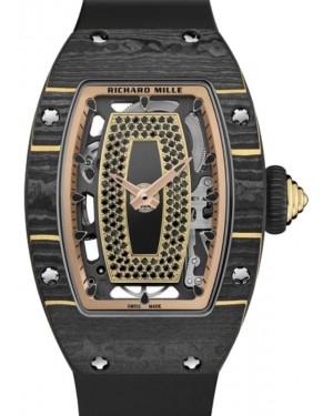 Richard Mille Automatic Winding Carbon TPT Black RM 07-01 - BRAND NEW