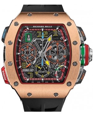 Richard Mille Automatic Winding Split-seconds Chronograph Rose Gold RM 65-01 - BRAND NEW