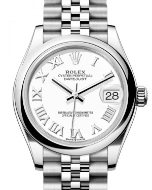 Rolex Datejust 31 Stainless Steel White Roman Dial & Domed Bezel Jubilee Bracelet 278240 - BRAND NEW