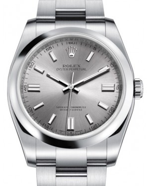 Rolex Oyster Perpetual 36 Stainless Steel Silver Index Dial & Domed Bezel Oyster Bracelet 116000 - BRAND NEW