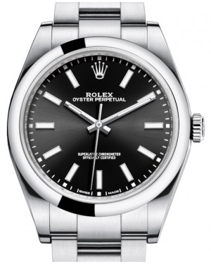 Rolex Oyster Perpetual 39 Black Index Dial 114300 - BRAND NEW