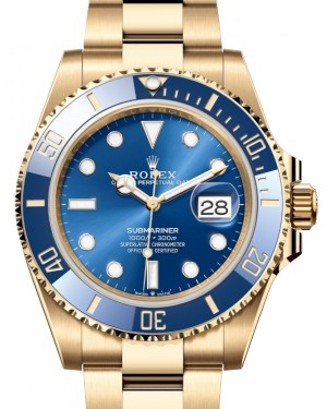 Rolex Submariner Date Yellow Gold 41mm Blue Dial 126618LB - BRAND NEW