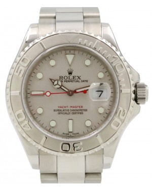 Rolex Yacht-Master Stainless Steel Silver Dial & Platinum Bezel Oyster Bracelet 16622 - PRE-OWNED