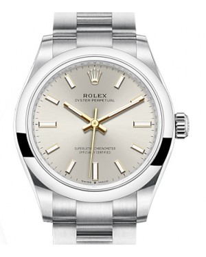 Rolex Oyster Perpetual 31 Silver Index Dial 277200 - BRAND NEW