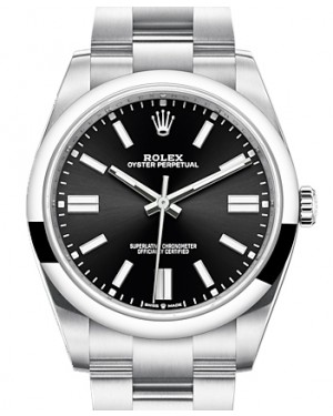 Rolex Oyster Perpetual 41 Black Index Dial 124300 - BRAND NEW