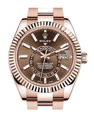 Rose Gold Rolex Sky-Dweller Watches ON SALE