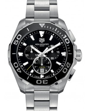 Tag Heuer Aquaracer Stainless Steel Black Index Dial & Stainless Steel Bracelet CAY111A.BA0927 - BRAND NEW
