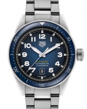 Tag Heuer Autavia Stainless Steel 42mm Blue Dial WBE5116.EB0173 - BRAND NEW