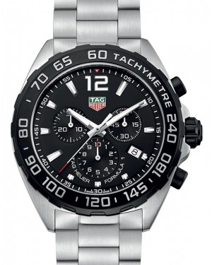 TAG Heuer Formula 1 Chronograph Stainless Steel Black Dial CAZ1010.BA0842 - BRAND NEW