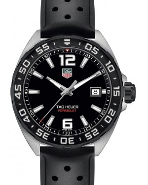 Tag Heuer Formula 1 Stainless Steel Black Index Dial & Rubber Strap WAZ1110.FT8023 - BRAND NEW