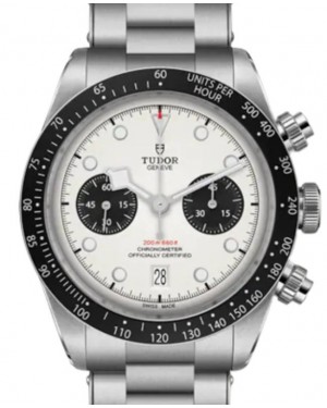 Tudor Black Bay Chrono Steel Silver Dial 41mm Bracelet M79360N-0002