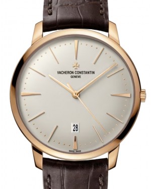 Vacheron Constantin Patrimony Self-Winding 40mm Pink Rose Gold Silver Dial 85180/000R-9248 - BRAND NEW