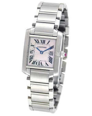 CARTIER W51028Q3 TANK FRANCAISE STEEL BRAND NEW