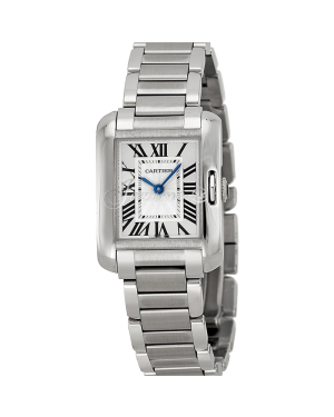 CARTIER W5310022 TANK ANGLAISE STEEL BRAND NEW