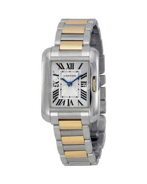 CARTIER W5310046 TANK ANGLAISE GOLD, STEEL BRAND NEW