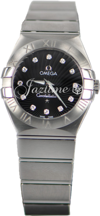 OMEGA 123.10.27.60.51.001 CONSTELLATION QUARTZ 27mm STEEL BRAND NEW