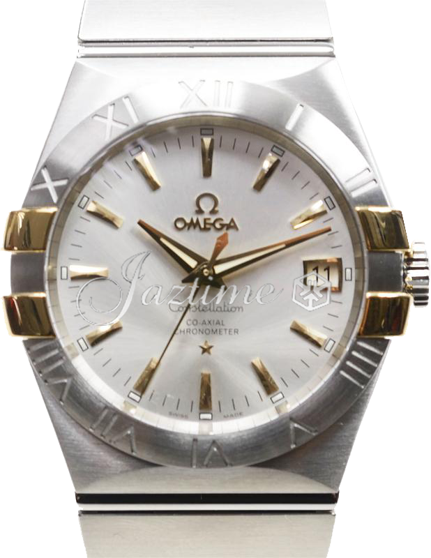 OMEGA 123.20.35.20.02.004 CONSTELLATION CO-AXIAL 35mm STEEL AND YELLOW GOLD - BRAND NEW