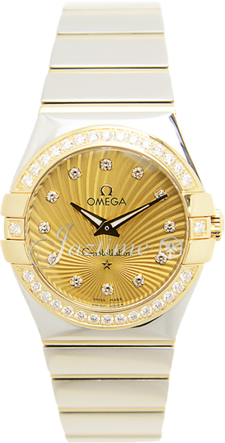 OMEGA 123.25.27.60.58.002 CONSTELLATION QUARTZ 27mm STEEL AND YELLOW GOLD BRAND NEW