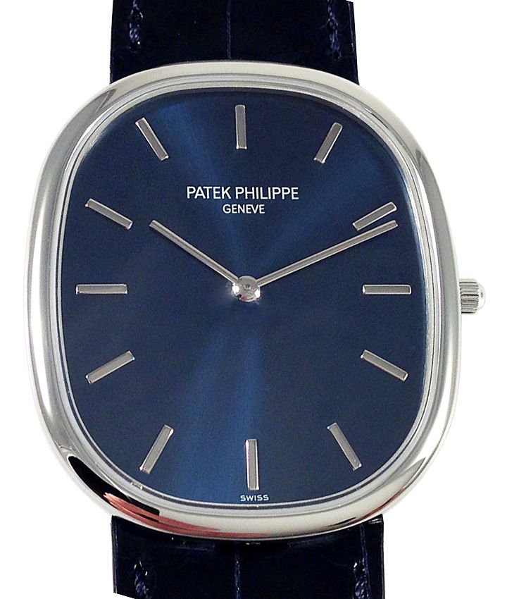 Patek Philippe Golden Ellipse Platinum Blue Dial 5738P-001 - BRAND NEW