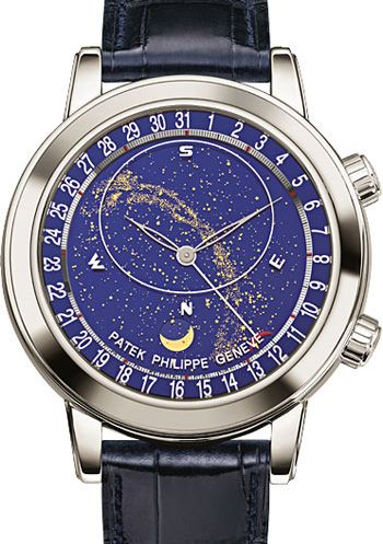 Patek Philippe Grand Complications Celestial Moon Age Platinum Blue Sky Chart Dial 6102P-001 - BRAND NEW