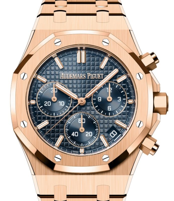 Audemars Piguet Royal Oak Chronograph 41mm Rose Gold Blue Dial 26240OR.OO.1320OR.05 - BRAND NEW