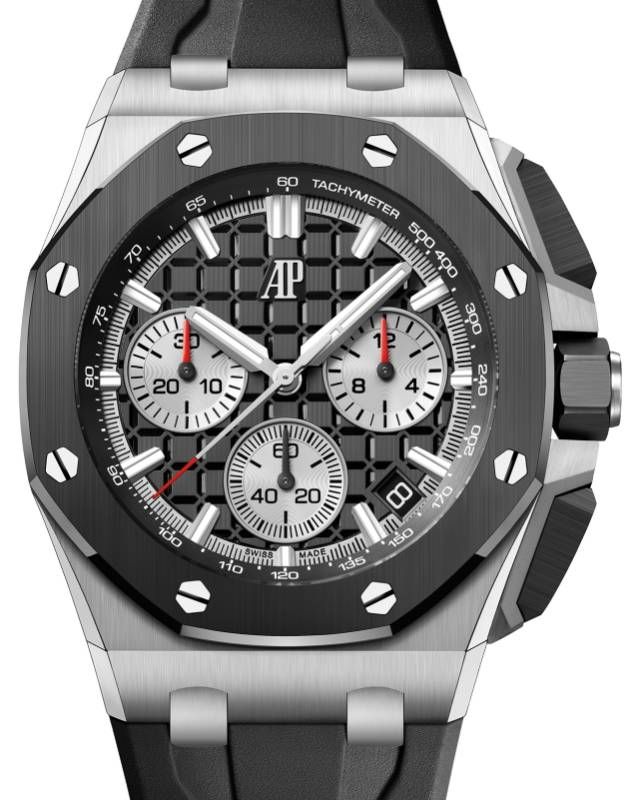 Audemars Piguet Royal Oak Offshore Chronograph 43mm Stainless Steel Ceramic Black Dial 26420SO.OO.A002CA.01 - BRAND NEW