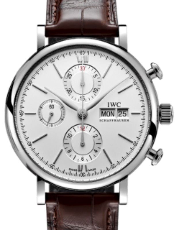 IWC Portofino Chronograph Stainless Steel 42mm Silver Dial IW391027