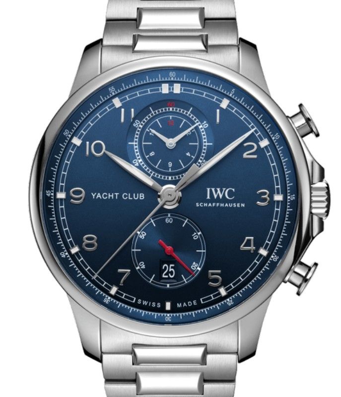 IWC Portugieser Yacht Club Chronograph Stainless Steel 44.6mm Blue Dial IW390701 - BRAND NEW
