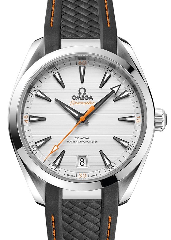 Omega Seamaster Aqua Terra 150M Co?Axial Master Chronometer 41mm Stainless Steel Silver Dial Rubber Strap 220.12.41.21.02.002 - BRAND NEW