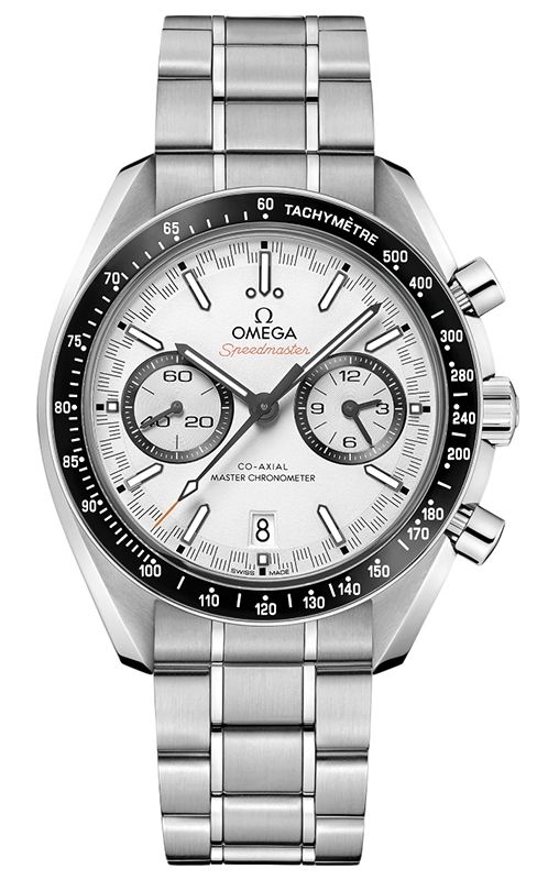 Omega Speedmaster Two Counters Racing 44.25mm Steel White Dial 329.30.44.51.04.001