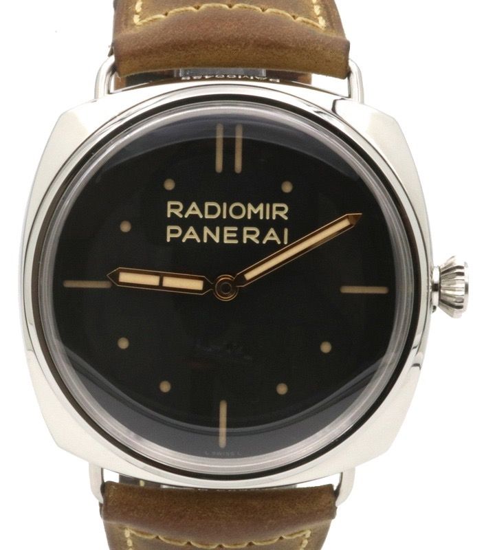 Panerai PAM 425 Radiomir S.L.C 3 Days Men's 47mm Stainless Steel Leather - PRE-OWNED