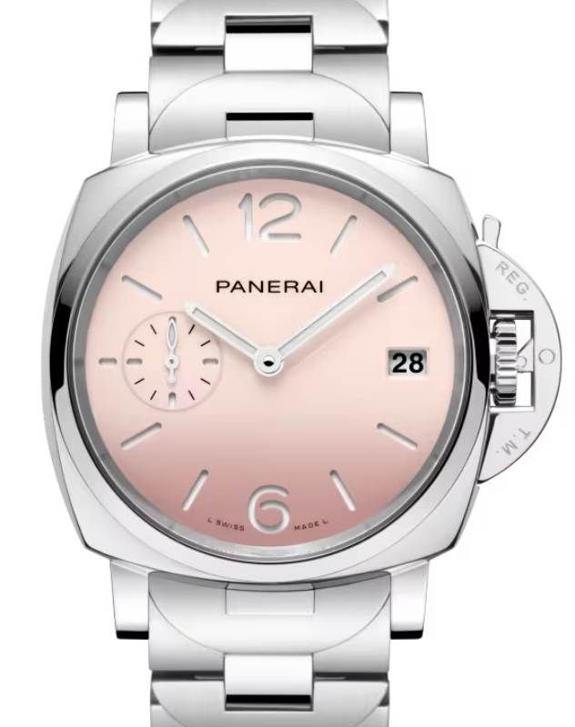 Panerai Luminor Due Pastello Stainless Steel 38mm Light Pink Dial PAM01319 - BRAND NEW
