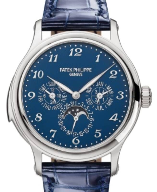 Patek Philippe Grand Complications Minute Repeater Perpetual Calendar White Gold Blue Enamel Dial 5374G-001 - BRAND NEW