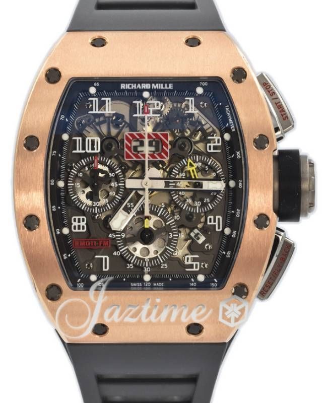 Richard Mille Automatic Flyback Chronograph Rose Gold/Titanium RM 011